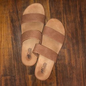 White Mountain Shoes - Faux snakeskin sandals White Mountain Shoes - Faux snakeskin sandals